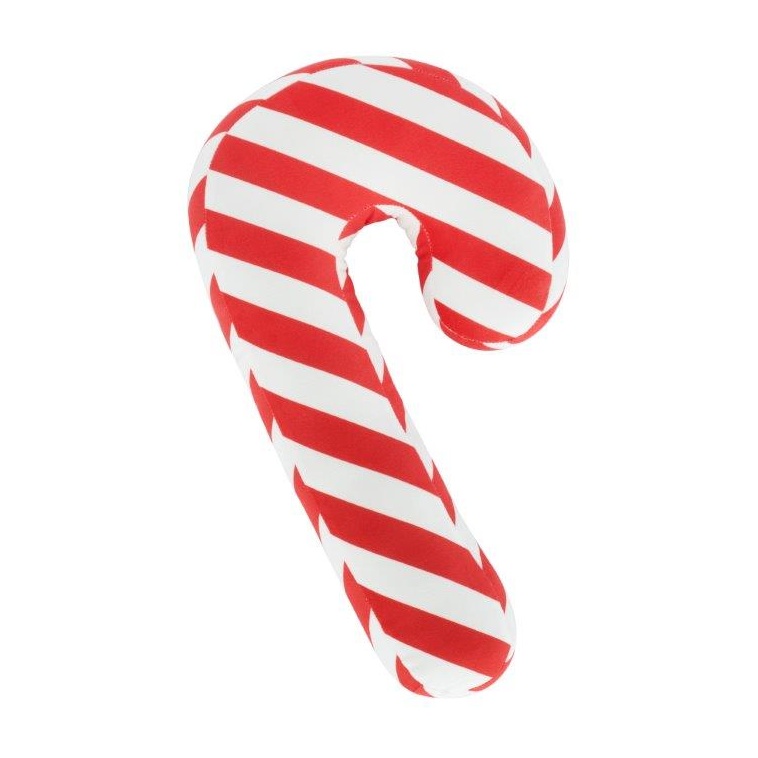 Catherine Lansfield Christmas Candy Cane Shaped Cushion