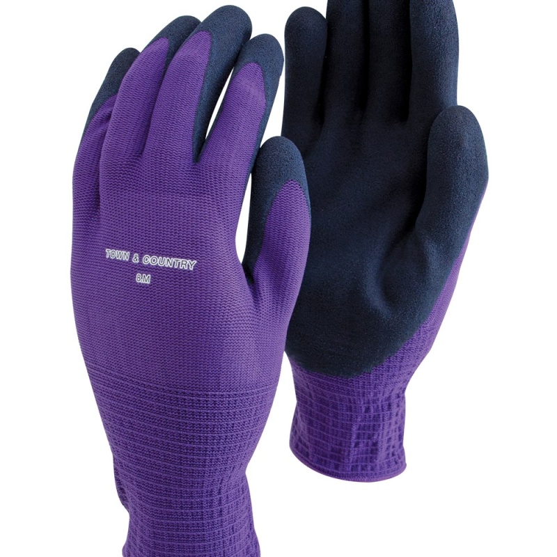 Town & Country Mastergrip Purple Gloves - Medium