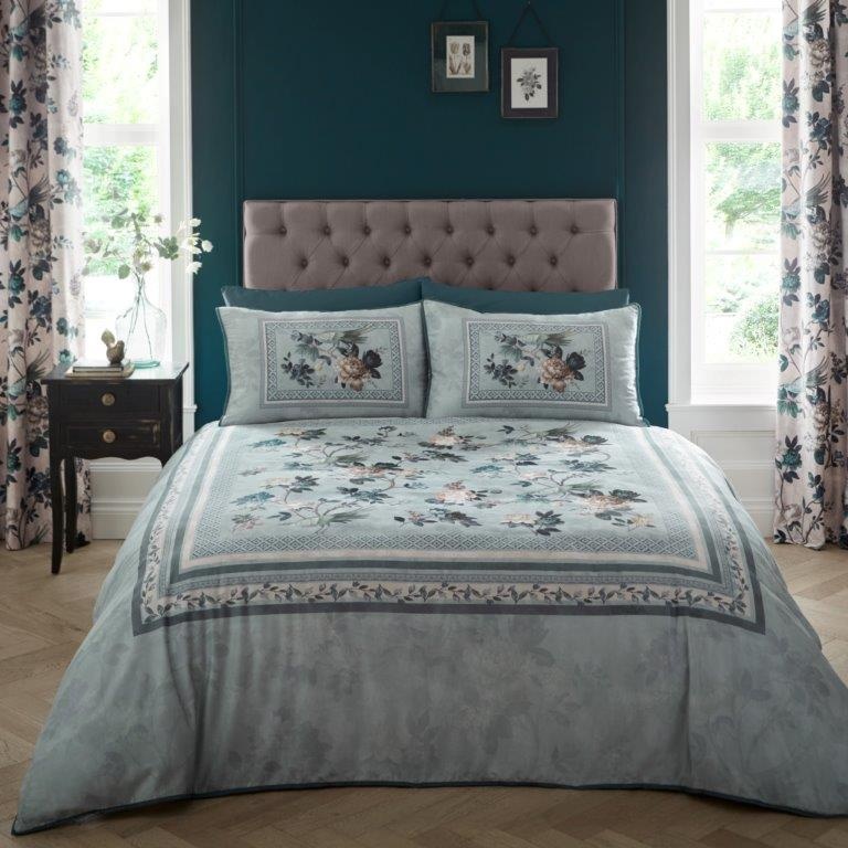 Appletree Heritage Windsford Cotton Teal Duvet Set