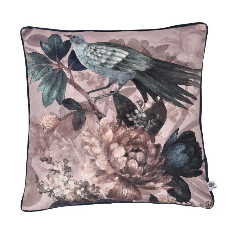 Appletree Heritage Windsford Velvet Filled Cushion - Teal