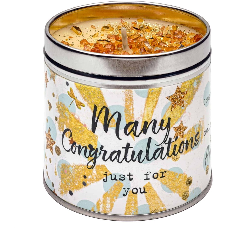 Best Kept Secrets Just Because Scented Candle - Many Congratulations