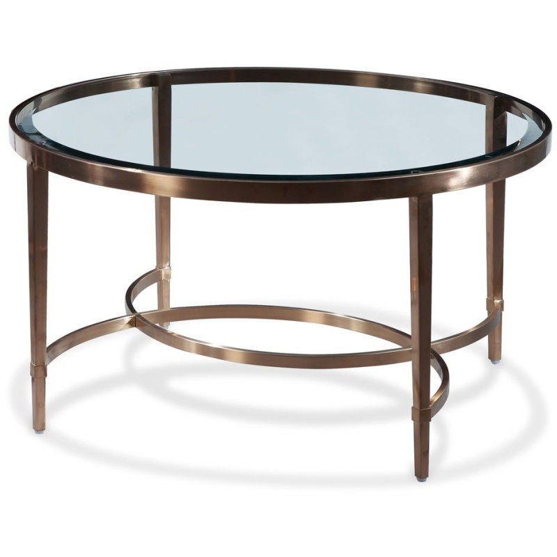 Valuemark Ritz Round Glass Coffee Table