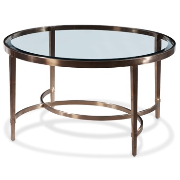 Ritz Circular Glass Coffee Table