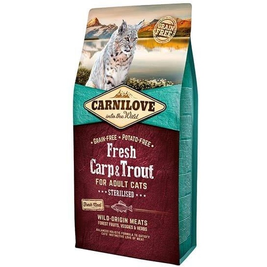 Carnilove Fresh Carp & Trout Cat Food - 2kg