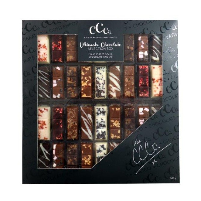 Cambridge Confec Co 36 Ultimate Chocolate Finger Selection Box - 640g