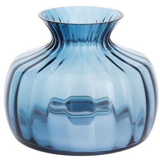 Dartington Cushion Vase Ink Blue Medium