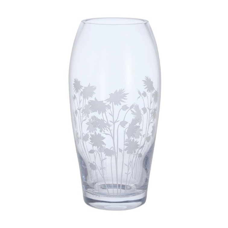 Dartington Bloom Barrel Vase Aquileqia Empty