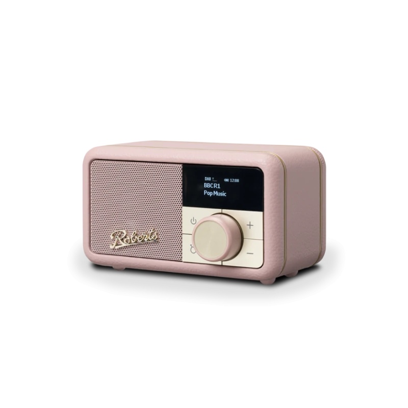 Roberts Revival Petite DAB/DAB+/FM Bluetooth Portable Radio - Dusky Pink