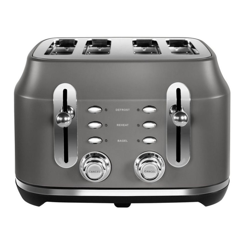 Rangemaster RMCL4201GY Classic 4 Slice Toaster - Grey