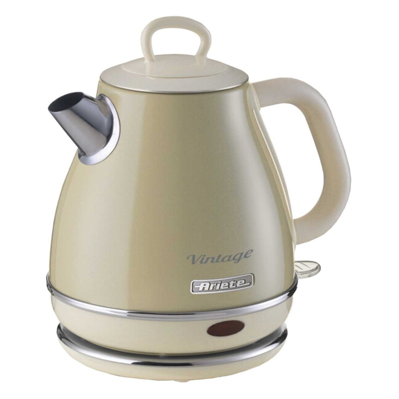 Ariete AR6803 Vintage 1L Compact Kettle - Cream