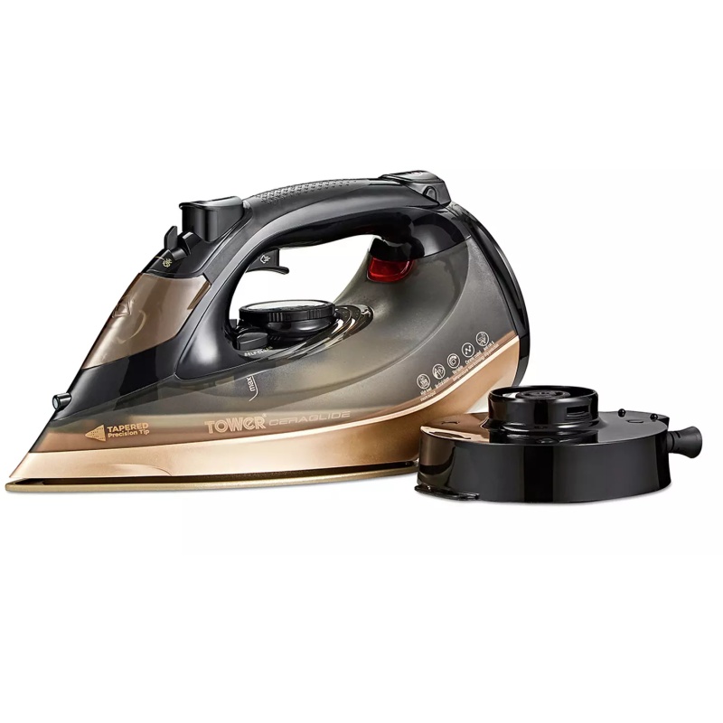 Tower T22022GLD CeraGlide Cord Cordless Steam Iron