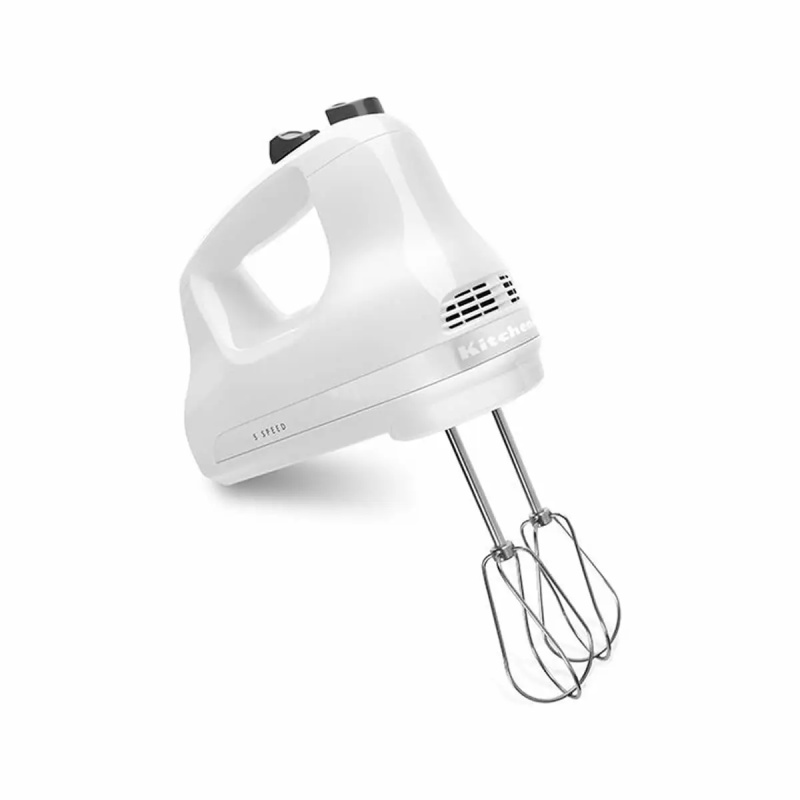 KitchenAid 5KHM5110BWH 5 Speed Hand Mixer - White