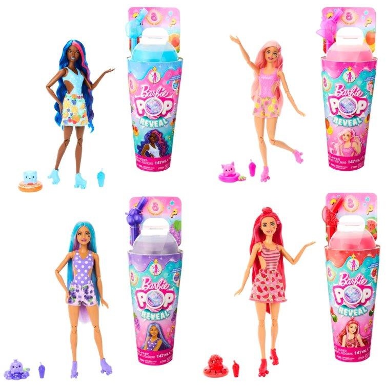 Barbie Pop! Reveal Fruit Series Grape Fizz Doll