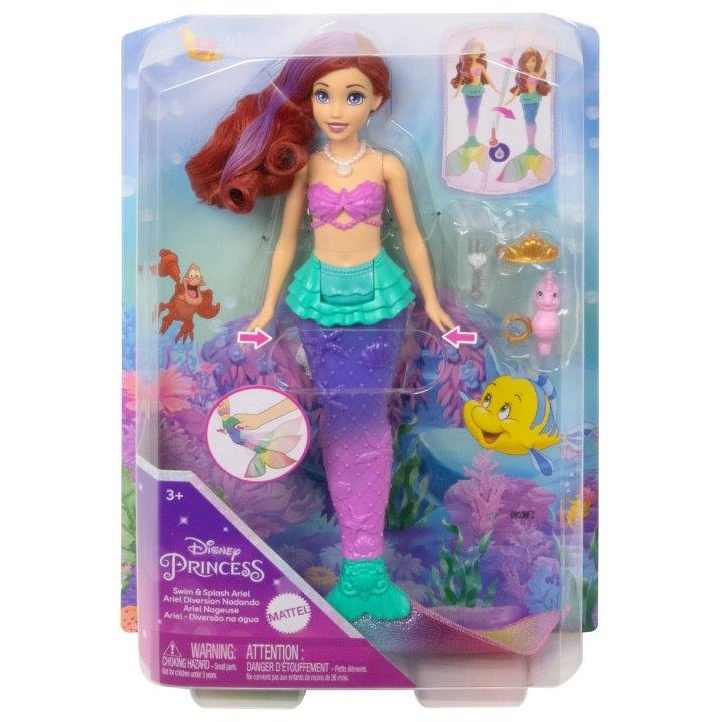 Disney Princess Swim & Splash Ariel Doll