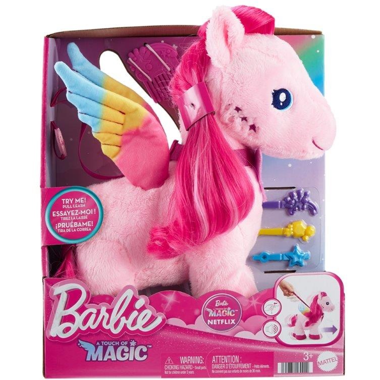 BARBIE Touch of Magic Walk & Flutter Pegasus Plush