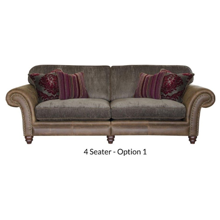 Alexander & James Hudson Standard Back 4 Seater Sofa