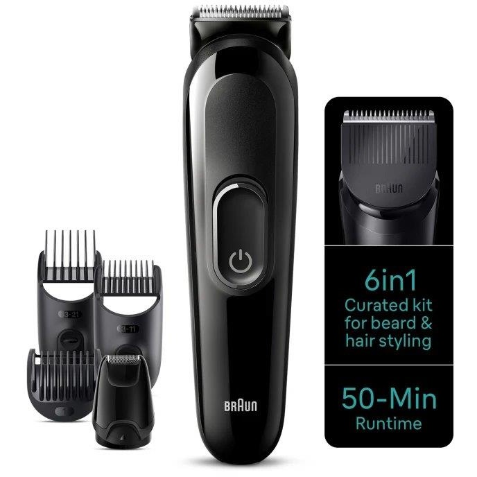 Braun MGK3410 3 Series Cordless 6-in-1 Multi Grooming Style Kit Unboxed item