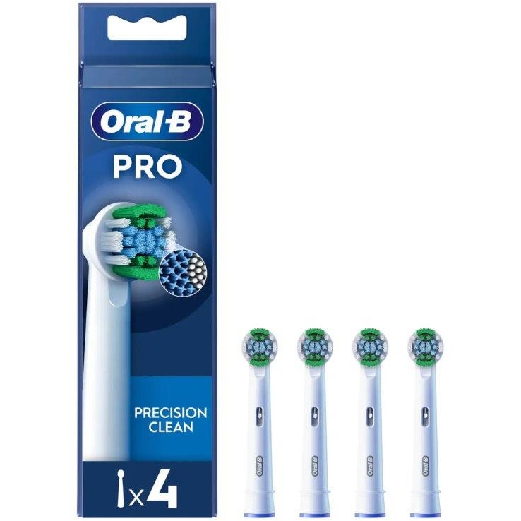 Oral-B Pro Precision Clean Electric Toothbrush Heads White - Pack of 4 NEW - Image 15