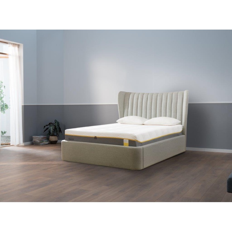 Tempur Horton Ottoman Bedframe - Shetland Pebble - 150cm King