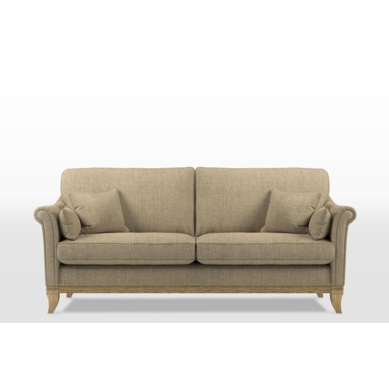 Wood Bros Weybourne Large 3 Seater Sofa - Moon Fabric Grade E