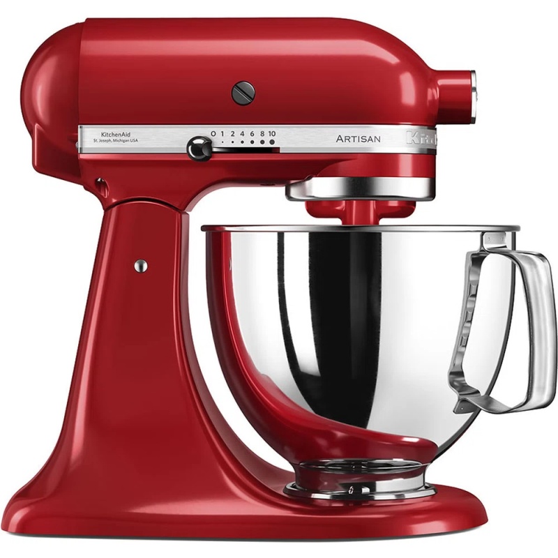 Kitchenaid Red Ksm125ber Artisan Stand Mixer 4.8L - Empire