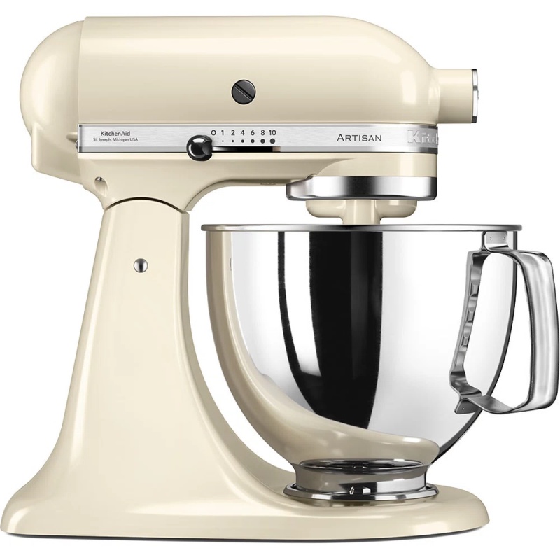Kitchenaid Unisex Cream 4.8L Artisan 125 Tilt-Head Stand Mixer In - Image 14