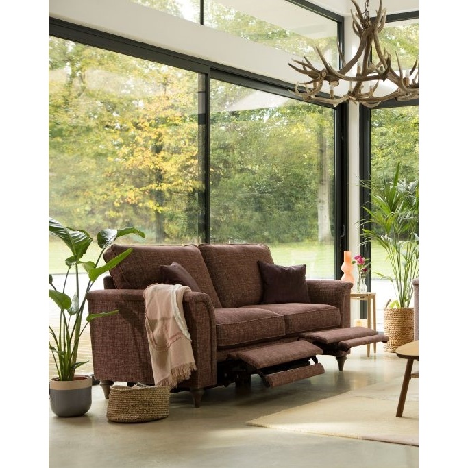 2 seater couch clearance with footrest
