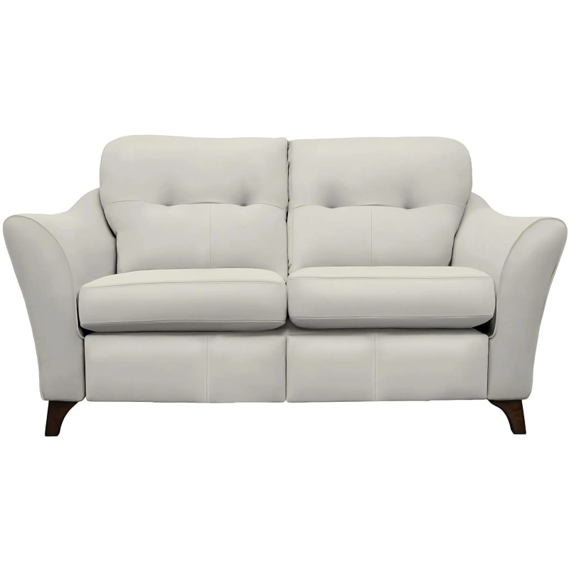 G Plan Hatton Formal Back 2 Seater Sofa in Leather.