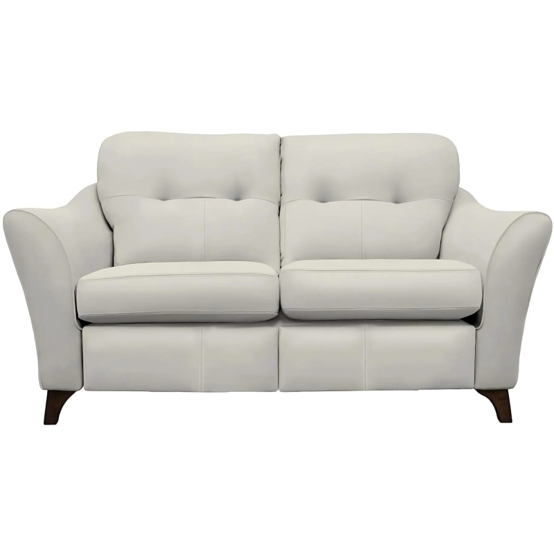 G Plan Hatton Formal Back 2 Seater Sofa in Leather.