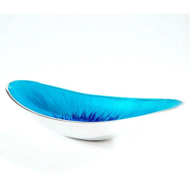 Tilnar Art Brushed Aqua Boat Bowl