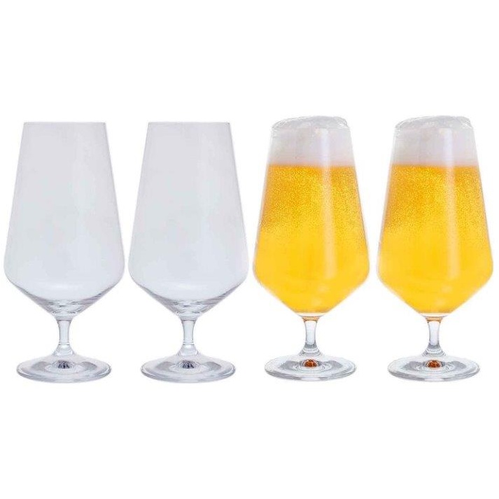 Dartington Cheers! Stemmed Beer Glass 550ml - Set Of 4