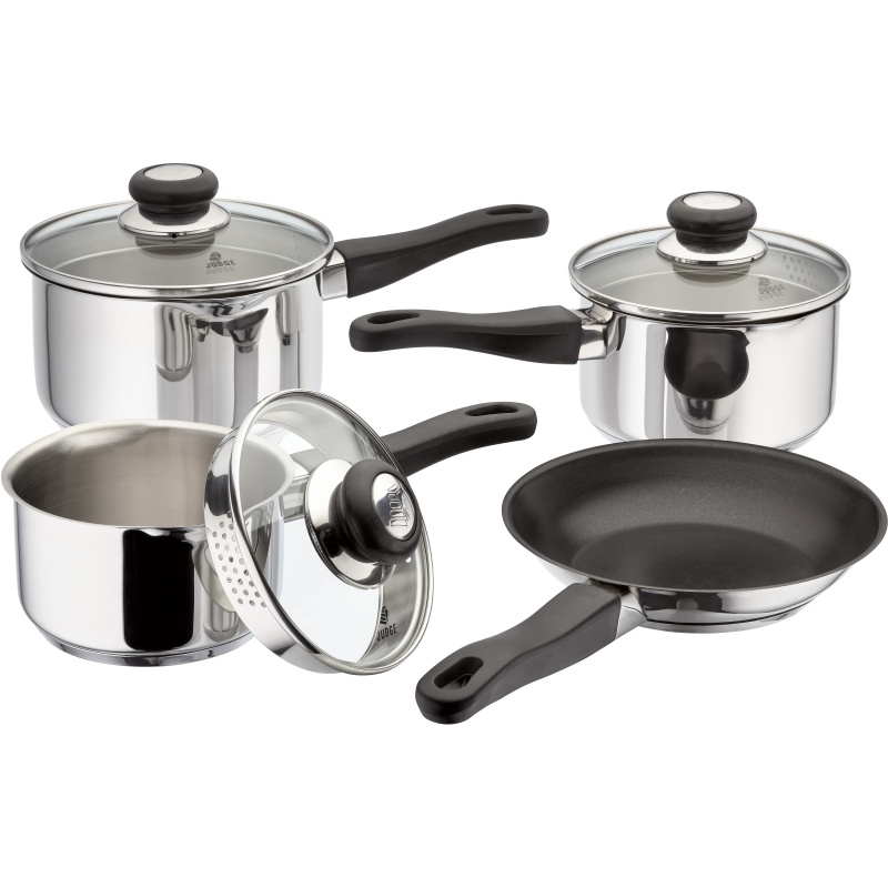 Judge Vista 4 Piece Draining Pan Set