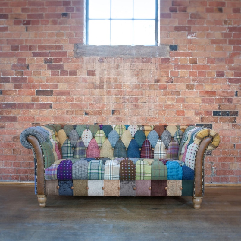 Jester Harlequin Patchwork 2 Seater Sofa