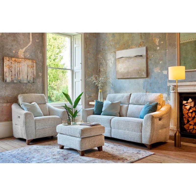 G Plan Monza 3 Seater Recliner Sofa Downtown