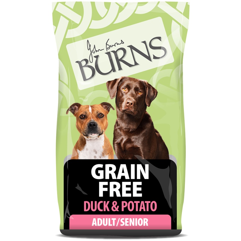 Burns Grain Free Adult Dog Food - Duck & Potato