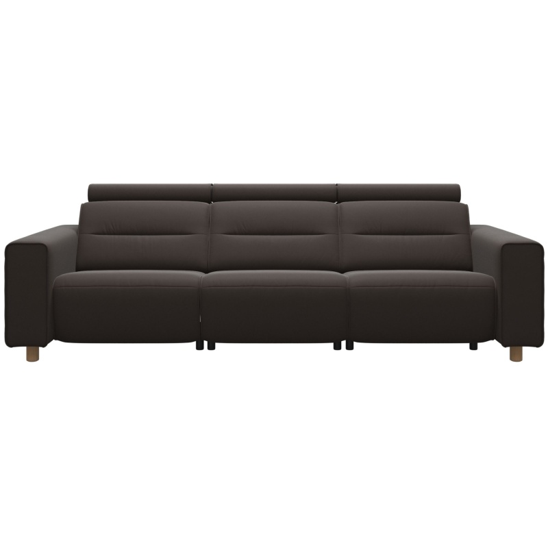 Stressless Emily 3 Seater Sofa With Wide Arms - Velaro Leather