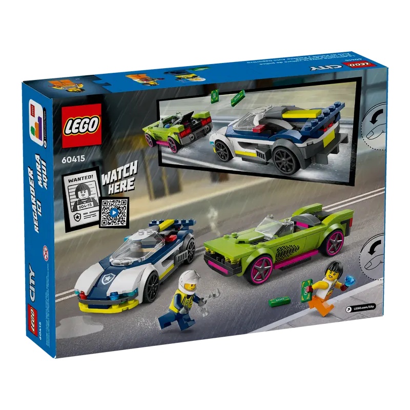 LEGO City 60415 Police Car And Muscle Car Chase Downtown
