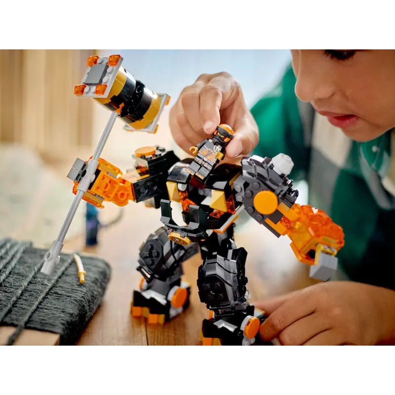 LEGO Ninjago 71806 Cole s Elemental Earth Mech Downtown