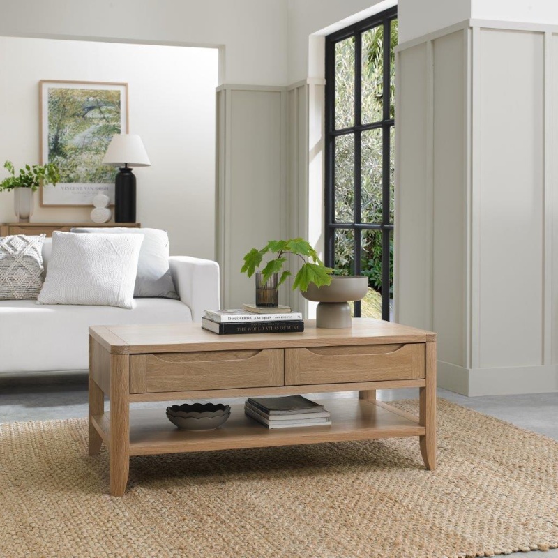 Bentley Designs Jasper Oak Rectangular Coffee Table