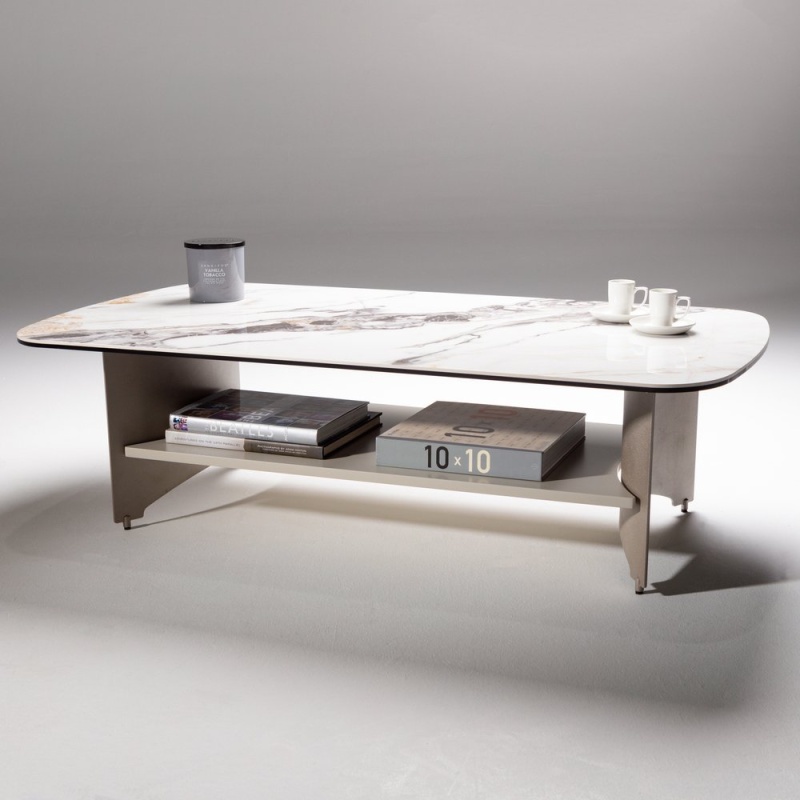 Aspen Rectangular Coffee Table - White