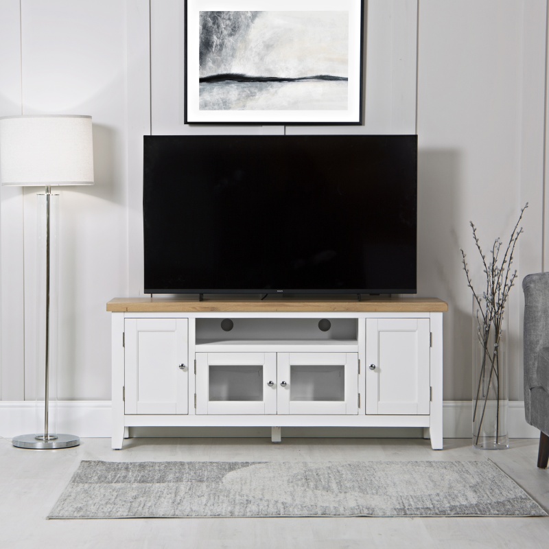 Easton Large TV Unit - White