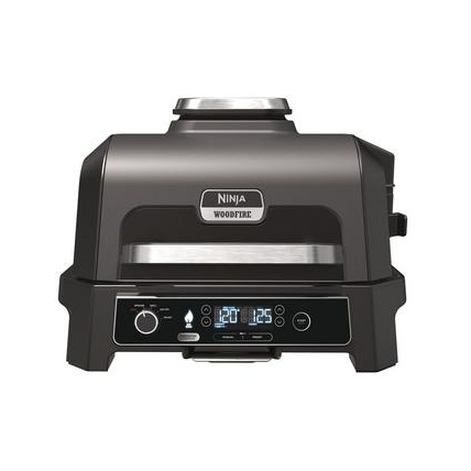 Ninja OG850UK Woodfire Pro XL Electric BBQ Grill & Smoker - Black/Grey