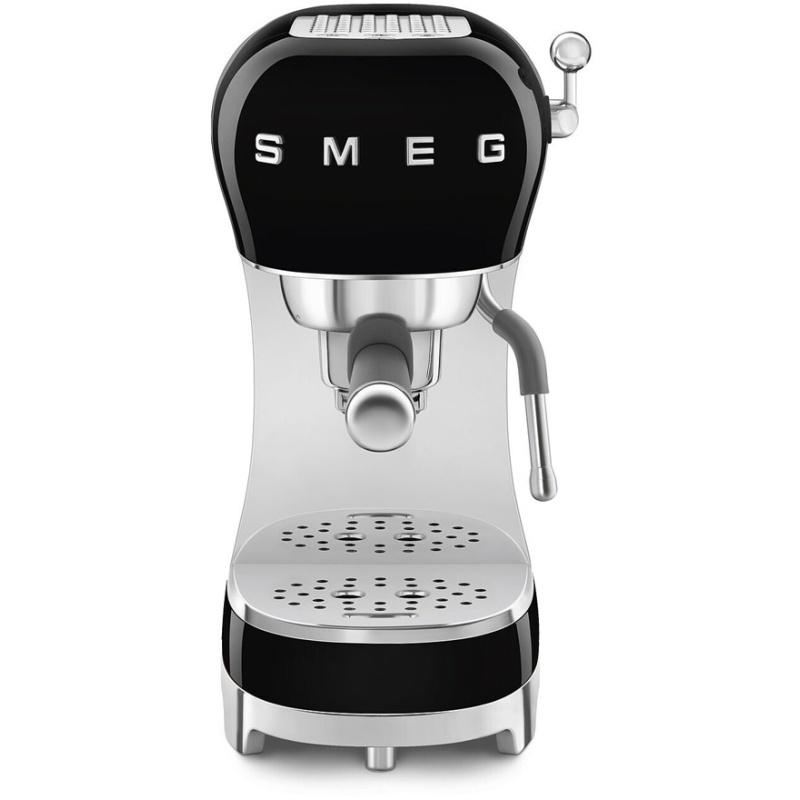 Smeg Black Ecf02 Espresso Coffee Machine With Steam Wand - Free Gift Rrp £30! - Image 15