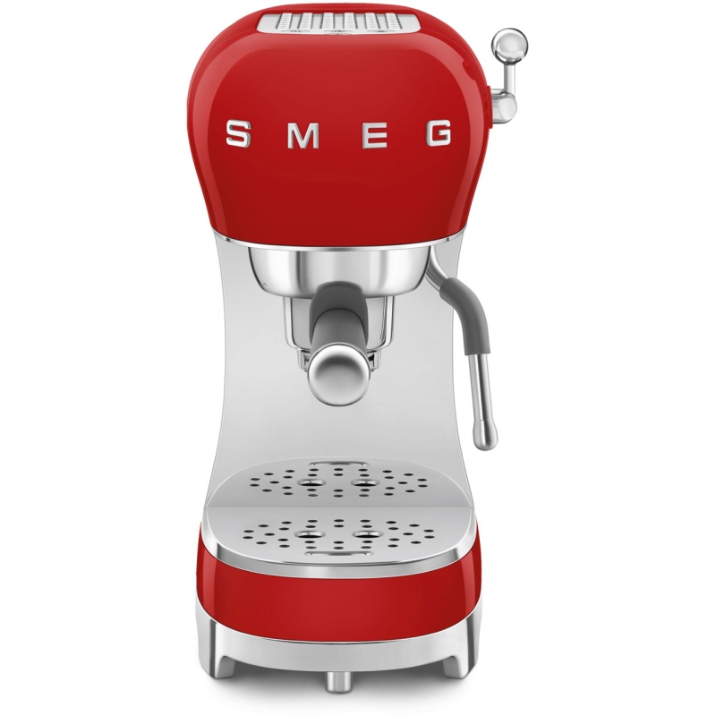 Smeg ECF02RDUK Espresso Coffee Machine - Red