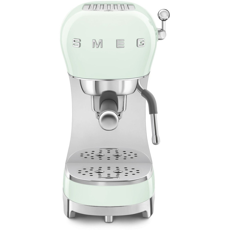 Smeg ECF02PGUK Espresso Coffee Machine - Pastel Green