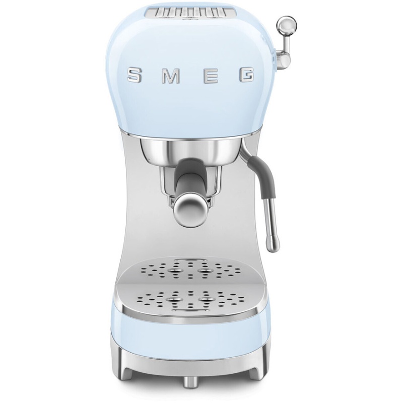 Smeg ECF02PBUK Espresso Coffee Machine - Pastel Blue