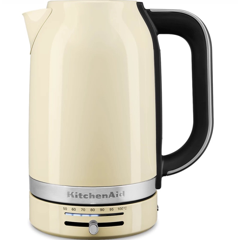 Kitchenaid Cream 5Kek1701bac Variable Temperature 1.7L Kettle - Almond