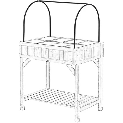 VegTrug Herb Garden Greenhouse Frame - Black