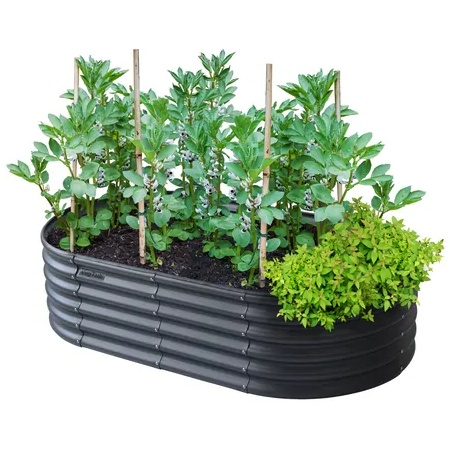 VegTrug Vegtub Modular Metal Raised Bed Kit - Charcoal