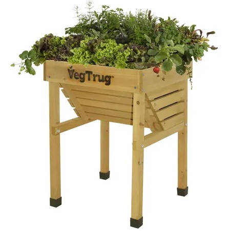 VegTrug Kids FSC 100% Raised Planter - Natural Wood
